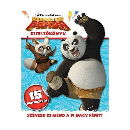 Kung Fu Panda - kifestőfüzet matricákkal