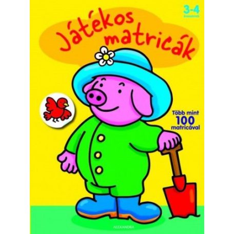 Játékos matricák - Malac