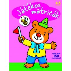 Játékos matricák - Maci