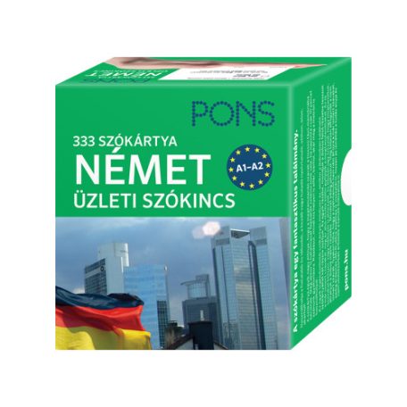 PONS Üzleti szókártyák - Német - 333 szó - Német üzleti szókincs