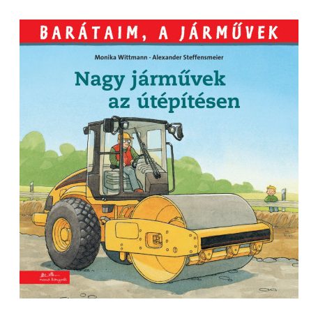 Nagy járművek az útépítésen