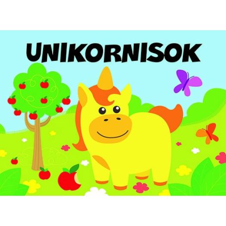 Pancsolókönyv szivaccsal - Unikornisok