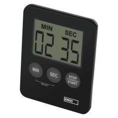  EMOS Digitális konyhai időzítő E0202
Az időzítő használható visszaszámláláshoz vagy stopperként. Az időzítő hátlapján mágnes található az egyszerű rögzítéshez.