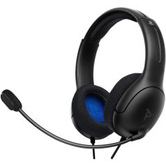   PDP LVL40, PlayStation 5, PlayStation 4, PC,  Sztereó, Gamer, Fekete, Vezetékes headset