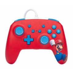   PowerA Enhanced Wired, Nintendo Switch/Lite/OLED, Woo-hoo! Mario, Vezetékes kontroller