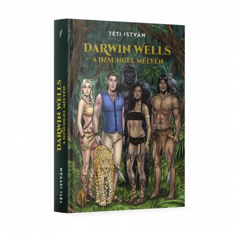 Darwin Wells a dzsungel mélyén - könyv, keményfedeles, 304 oldal