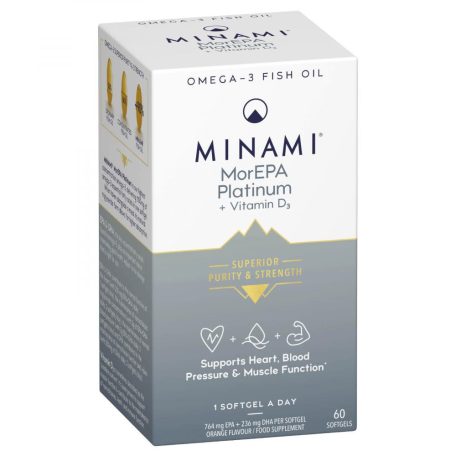 MorEPA Platinum Elite omega-3 halolaj + D3-vitamin