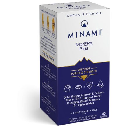 MorEPA PLUS omega-3 halolaj, 60 db lágyzselatin kapszula