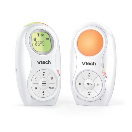 Vtech bébiőr audio dupla akkumulátorral, éjjeli fénnyel, altatódallal DM1214