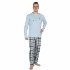 ALBATROS férfi pizsama szett-hosszú méret: M