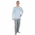 ALBATROS férfi pizsama szett-hosszú méret: M