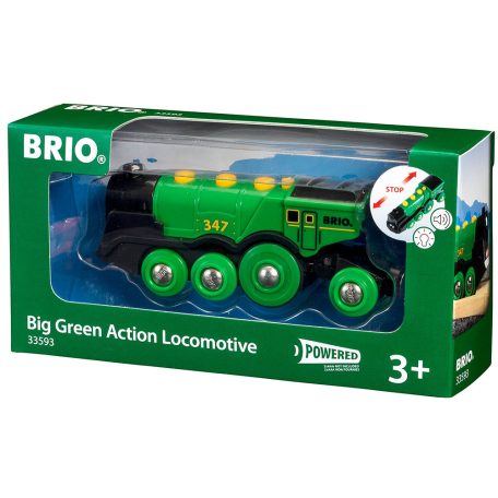 Brio 33593 Zöld Action Lokomotív