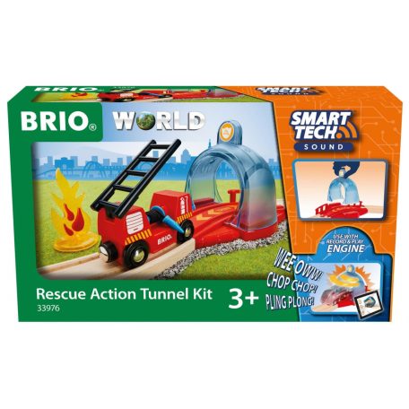 Brio 33976 Smart Tech Sound Tűzoltó alagút