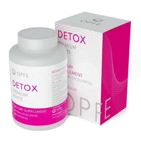 OPFE Detox Premium White Méregtelenítő 60 db kapszula, 60 db kapszula