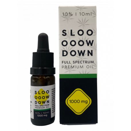 SLOW DOWN - Prémium CBD kender olaj - 10ml 10% - 1000mg