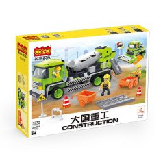   COGO® 3730 | lego-kompatibilis építőjáték | 369 db építőkocka | 2-az-1-ben betonkeverő vagy úthenger