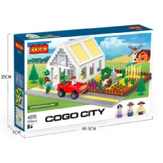   COGO® 4205 | lego-kompatibilis építőjáték | 590 db építőkocka | Biofarm figurákkal