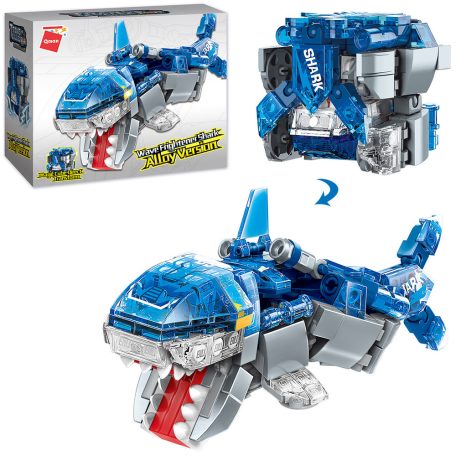 QMAN® 41209 | lego-kompatibilis építőjáték | ÚJ: Csoda Kocka | Hullámijesztő Cápa