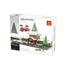   WANGE® 6218 | lego-kompatibilis építőjáték | 2180 db építőkocka | Télapó Háza Rovaniemi – Finnország