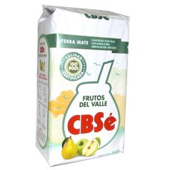   Mate tea CBSé Fruitos del Valle (Alma + Körte), 500g, 500 g