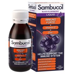 Sambucol fekete bodza Immuno forte, 120ml, 120 ml