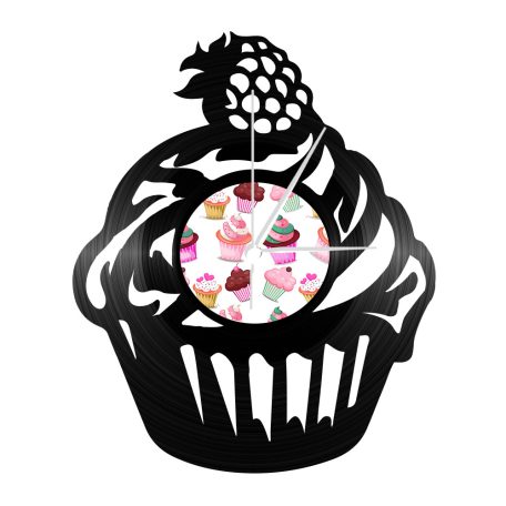 Bakelit falióra - Cupcake, Bakelit falióra - Cupcake