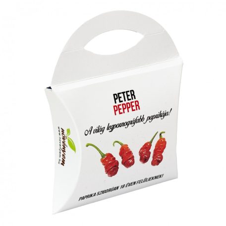 Peter pepper chili paprika magok díszdobozban, Peter pepper chili paprika magok díszdobozban