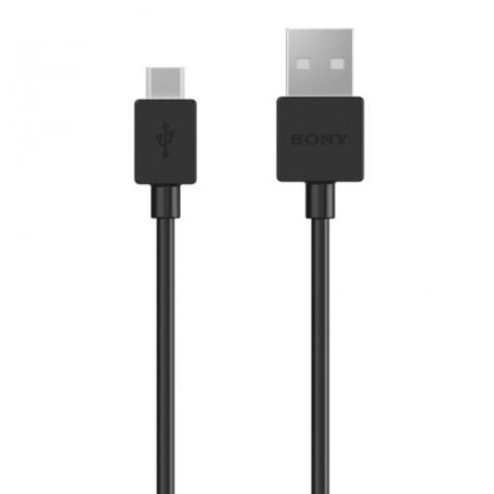 Adatkábel, USB Type-C - USB, 120 cm, Sony, fekete, gyári